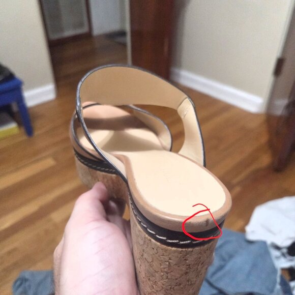 Jimmy Choo Nixie Cork slide on wedge sandals - Picture 7 of 10